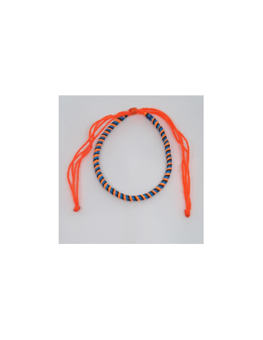 Orange Blue Double Thread Bracelet