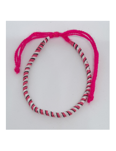 Fushia Double Thread Bracelet