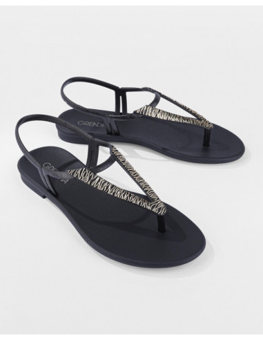 MyRunway  Shop Grendha Black Embellished Thong Sandals for Women