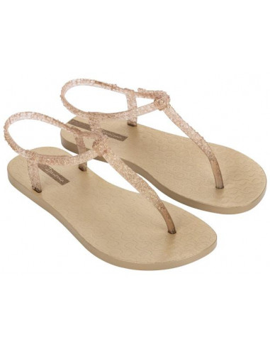 Journey Women's Fawn Aged Gold T-Strap Sandals