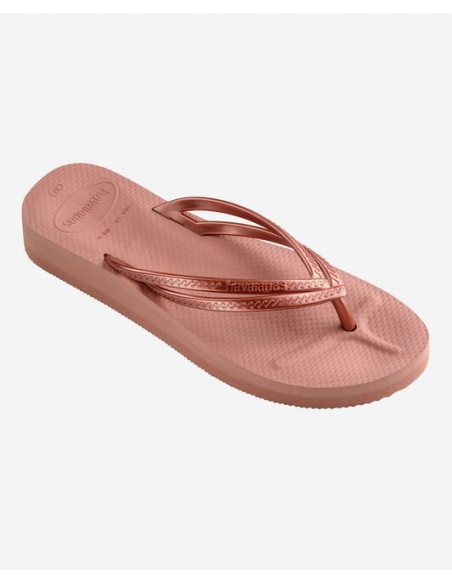 Havaianas wedge rose gold sale