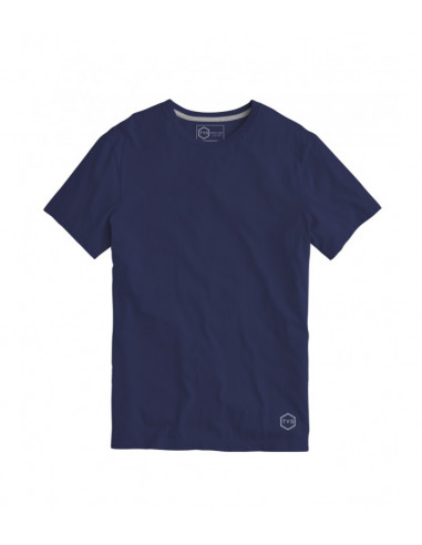 Camiseta Manga Corta Básica Azul Marino