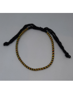 Yellow Green Thread Bracelet