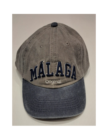 Málaga Cap Washed Grey Blue