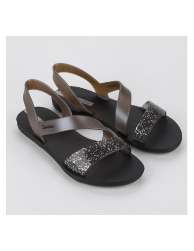 Ipanema Women's Vibe Black Silver Sandal
