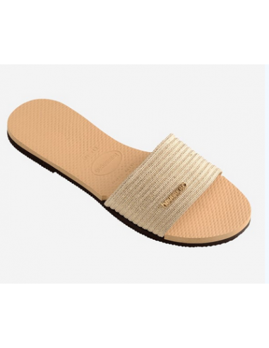 Chanclas De Pala Mujer Havaianas Dorado