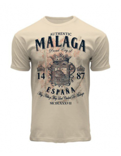 Camiseta Manga Corta Beige...