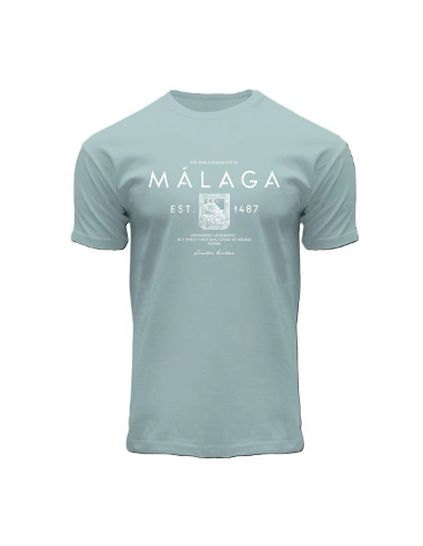 Camiseta Manga Corta Verde Agua Málaga