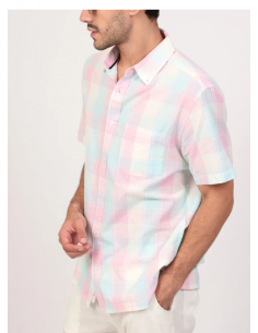 Men's Checked Cotton Shirt...