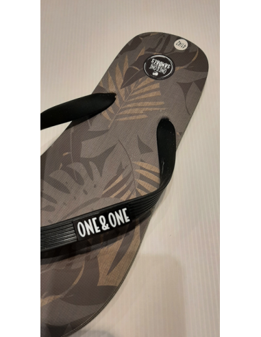 Chanclas One & One Hombre Palmeras Verde