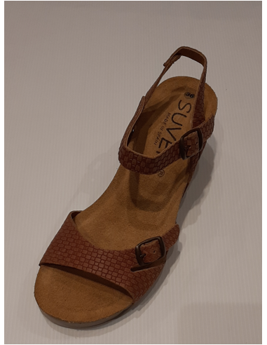 Suver Wedge Sandals Brown