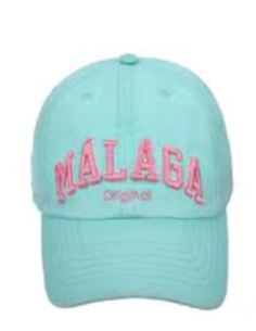 Cap Málaga Washed Green Pink