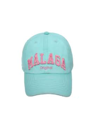 Cap Málaga Washed Green Pink