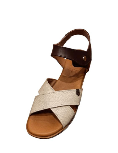 Yacco's Bicolour Women's Leather Sandals