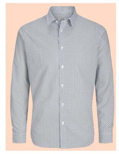 Gavin Long Sleeve Shirt White