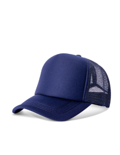 Navy Blue Mesh Cap