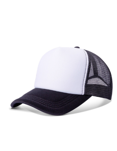 Gorra Rejilla Blanco Y Negro