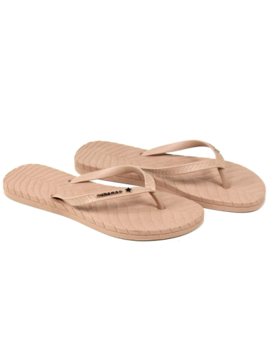 Feel The Nature Women's Flip Flops Beige