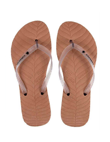 Feel The Nature Women's Flip Flops Nude