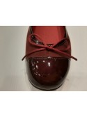 BURGUNDY PATENT LEATHER DANCER SHOES